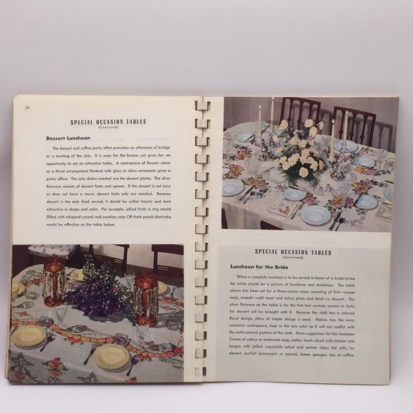 Vintage Glamour and the Hostess 1960s Marie Holmes Chatelaine Spiral Bound Book - Picture 12 of 15